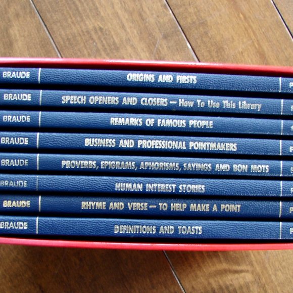 Complete Speaker's and Toastmaster's Library 8 Volumes Weddings Speeches Toasts - Picture 3 of 10